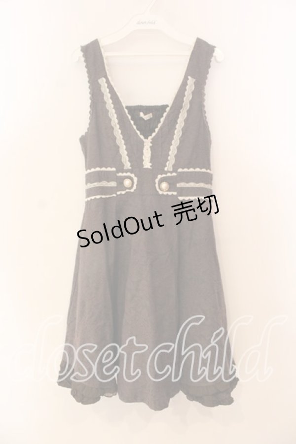 画像1: axes femme / ブーケ×バラJQジャンスカ M ブラウン O-25-12-22-036-AX-OP-OW-ZT504 (1)