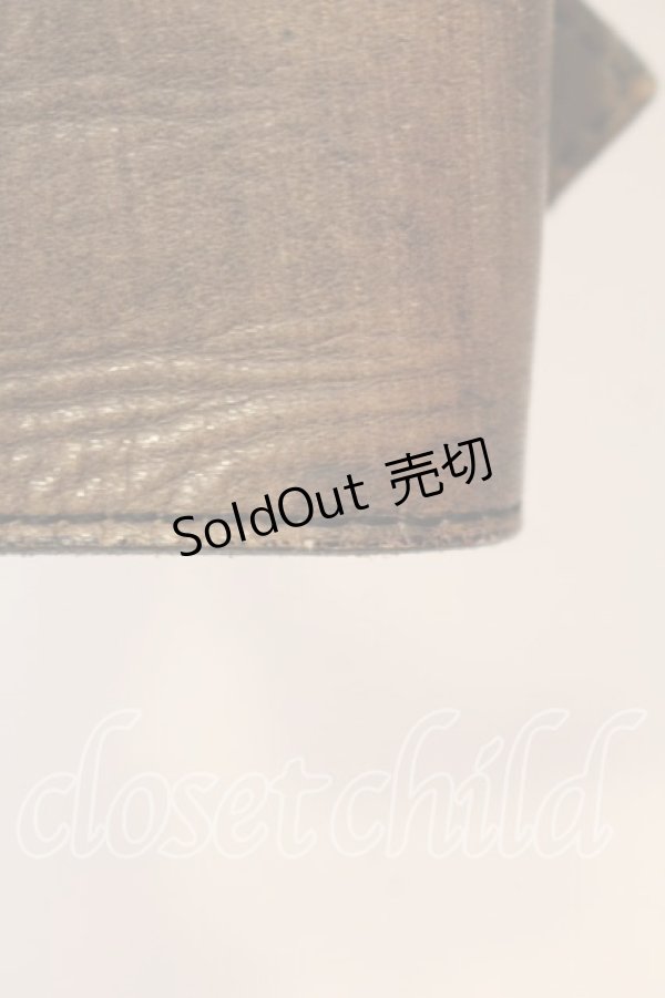 画像3: Jean Paul GAULTIER / スタンドネックリブレザーカフニット T160-168 ブラック O-25-12-23-003-GO-TO-YM-OS (3)