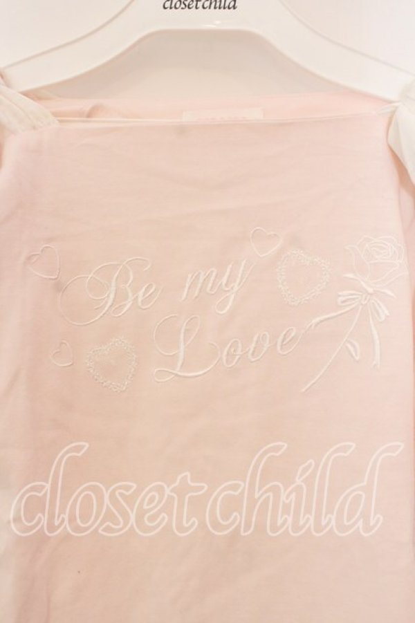 画像2: LIZ LISA / 肩リボンギンガムカットソー 0 ピンク O-25-12-23-046-LO-TO-YM-OS (2)