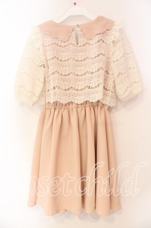 画像3: LIZ LISA / 池袋限定カラーワンピ 0 ピンクベージュ O-25-12-23-047-LO-OP-YM-OS (3)