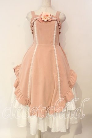 画像: Chalmiere / ウィンタージャンパースカート M ピンク O-25-12-23-048-0-OP-OW-OS