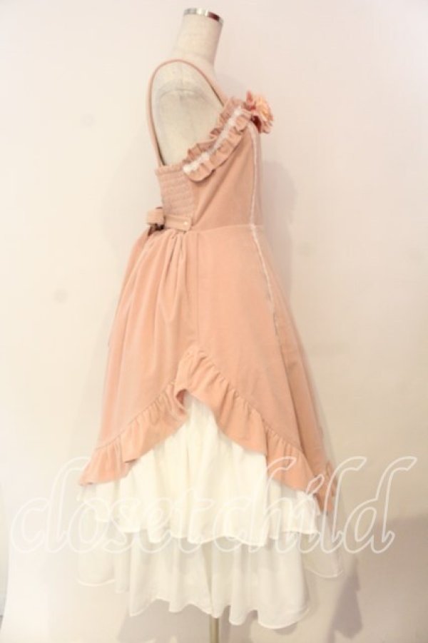 画像3: Chalmiere / ウィンタージャンパースカート M ピンク O-25-12-23-048-0-OP-OW-OS (3)