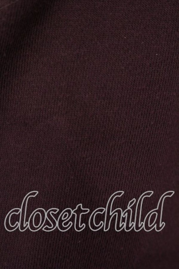 画像2: Amavel / セーラースウェットワンピース F ワイン O-25-12-23-052-CA-OP-YM-OS (2)