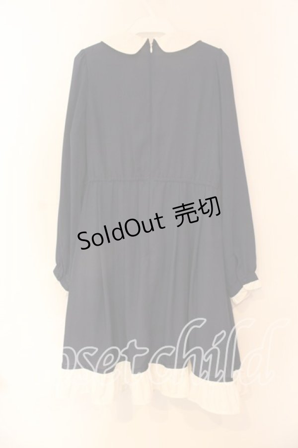 画像3: axes femme POETIQUE / レース切り替えワンピース M コン O-25-12-23-054-AX-OP-YM-OS (3)