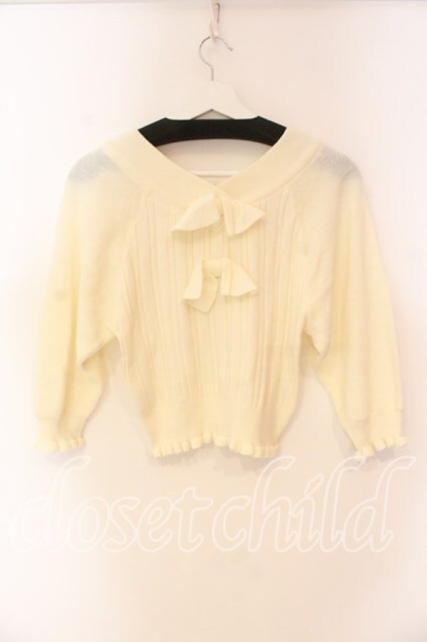 画像2: LIZ LISA / リブ切り替えワイドトップス 0 アイボリー O-25-12-23-058-LO-TO-YM-OS (2)