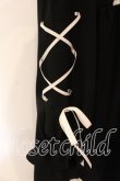 画像3: 安可工作室 / レースアップワンピース  クロ×シロ O-25-12-23-062-0-OP-IG-OS (3)