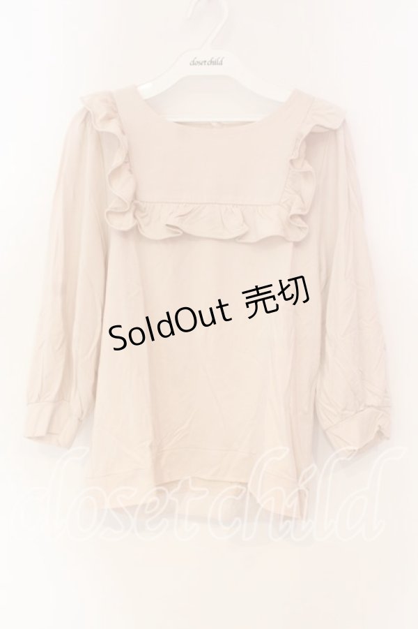 画像1: Franche Lippee / スクエアヨークプルオーバー  ピンク O-25-12-23-063-LO-TO-IG-OS (1)