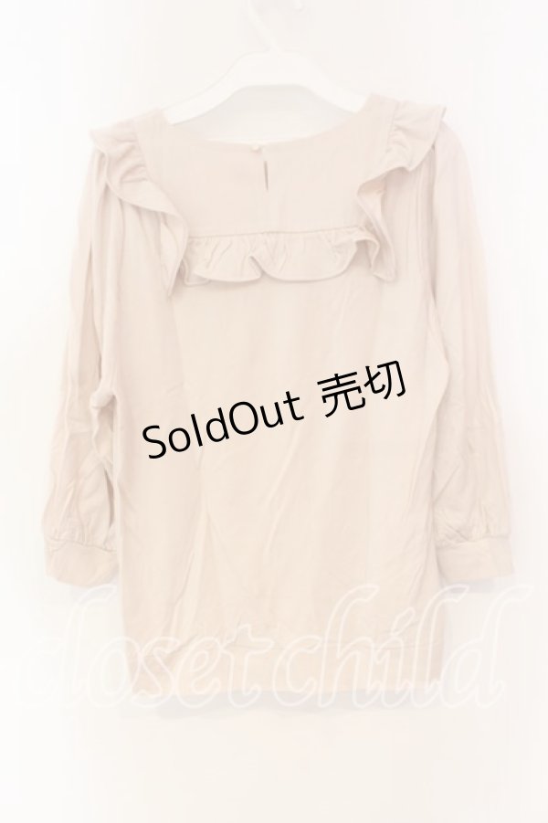 画像2: Franche Lippee / スクエアヨークプルオーバー  ピンク O-25-12-23-063-LO-TO-IG-OS (2)