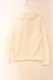 画像3: Jane Marple / Frill collar pullover プルオーバー Ｍ シロ O-25-12-23-071-JM-TO-IG-OS (3)