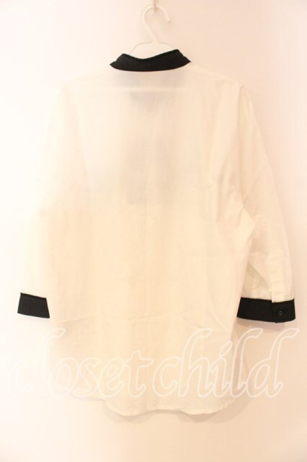 画像2: MILKBOY / HEAVEN SHIRTS シャツ  ホワイト×ブラック O-25-12-23-073-MB-BL-IG-OS (2)