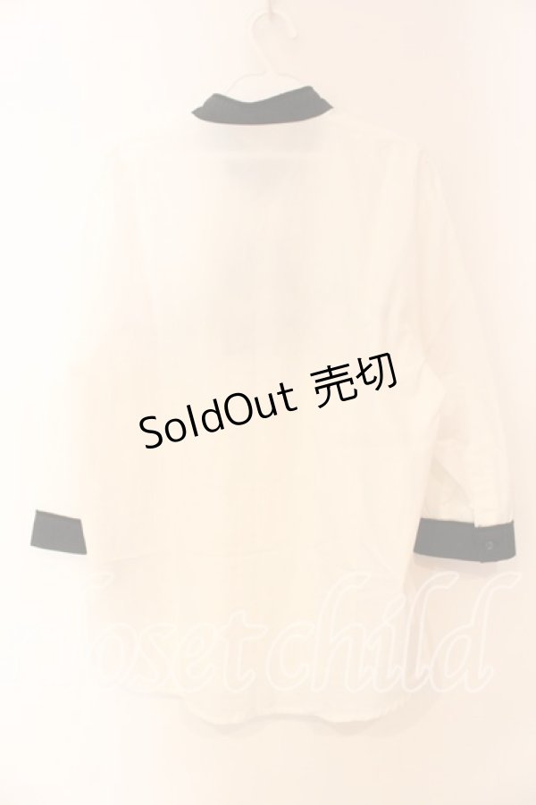 画像2: MILKBOY / HEAVEN SHIRTS シャツ  ホワイト×ブラック O-25-12-23-073-MB-BL-IG-ZT217 (2)