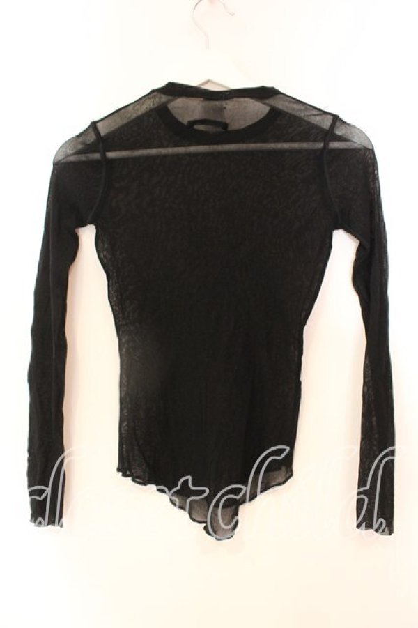 画像4: Jean Paul GAULTIER / パワーネットポイントトップス S ブラック O-25-12-23-005-GO-TO-YM-OS (4)