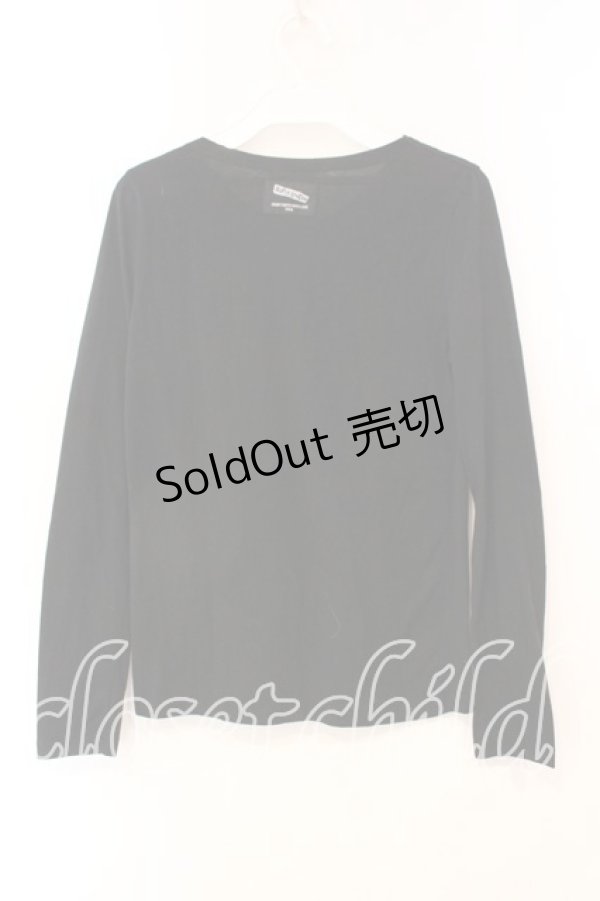 画像2: SUPER LOVERS / MONSTER PSYCHO プリントカットソー  ブラック O-25-12-23-011-PU-TO-YM-OS (2)