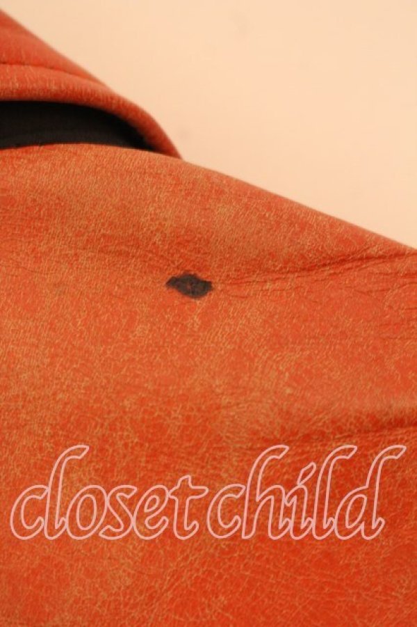 画像4: Jean Paul GAULTIER / ユーズドカウレザーテーラードジャケット 40 オレンジ O-25-12-23-001-GO-CO-YM-OS (4)