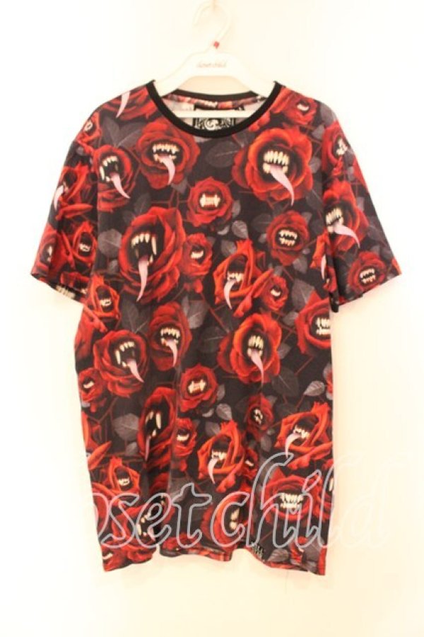 画像1: KILL STAR / リリスタン Tシャツ L ブラックｘレッド O-25-12-23-018-SL-TS-YM-OS (1)