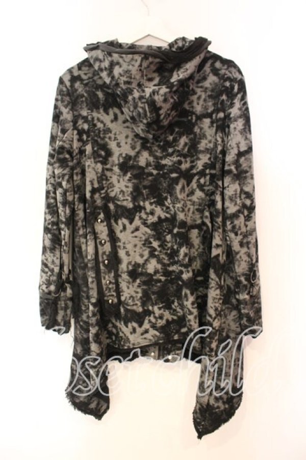 画像3: SEX POT ReVeNGe / イレヘムブリーチデストロイパーカー  グレーｘブラック O-25-12-23-021-SP-TO-YM-OS (3)