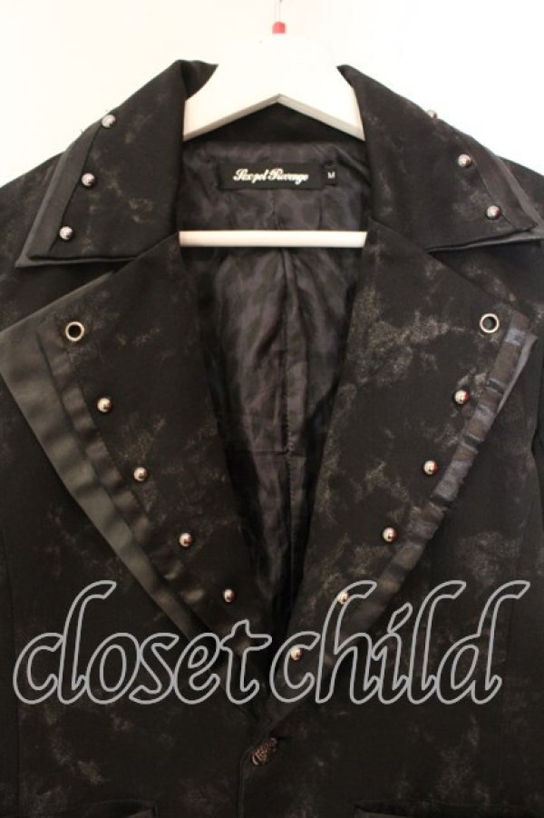 画像2: SEX POT ReVeNGe / 総柄スタッズジャケット M ブラック O-25-12-23-022-SP-JA-YM-OS (2)