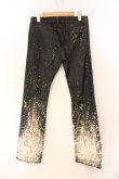 画像2: Jean Paul GAULTIER / ブリーチデニムパンツ W64 ブラック O-25-12-23-023-GO-PA-YM-OS (2)