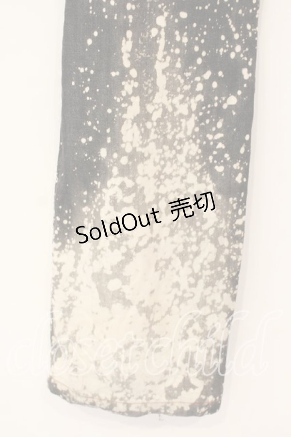 画像3: Jean Paul GAULTIER / ブリーチデニムパンツ W64 ブラック O-25-12-23-023-GO-PA-YM-OS (3)