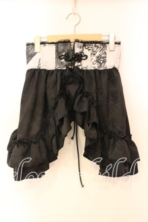 画像: Qutie Frash / 2025プレミアム〜黒蝶〜ラップコルセット  ブラックｘシルバー O-25-12-23-029-QU-BL-YM-OS