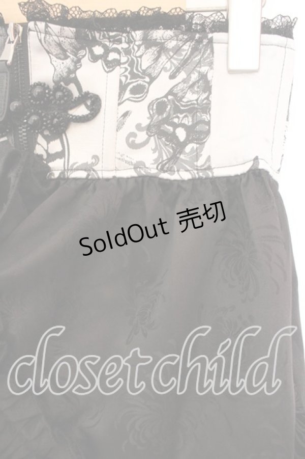 画像3: Qutie Frash / 2025プレミアム〜黒蝶〜ラップコルセット  ブラックｘシルバー O-25-12-23-029-QU-BL-YM-OS (3)