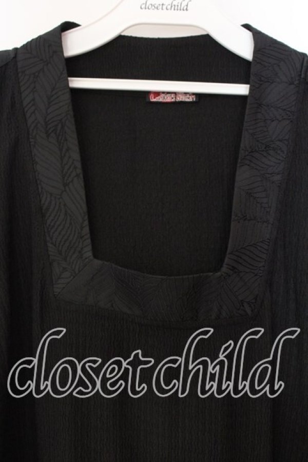 画像2: Qutie Frash / 着物チュニック  ブラック O-25-12-25-037-QU-OP-IG-OS (2)