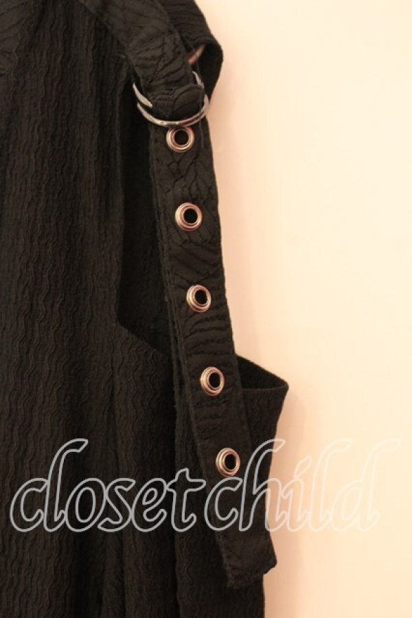 画像4: Qutie Frash / 着物チュニック  ブラック O-25-12-25-037-QU-OP-IG-OS (4)