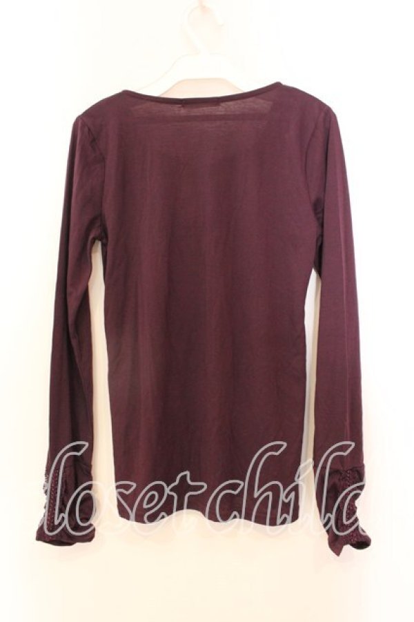 画像2: axes femme / パール使いインナープルオーバー M パープル O-25-12-25-006-AX-TO-IG-OS (2)