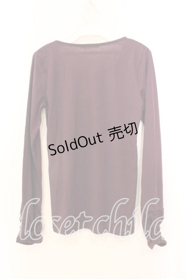 画像2: axes femme / パール使いインナープルオーバー M パープル O-25-12-25-006-AX-TO-IG-ZT230 (2)