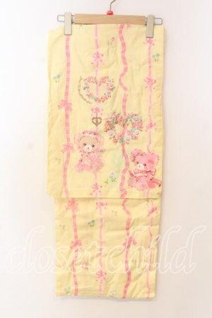 画像: BABY,THE STARS SHINE BRIGHT / なかよしくみゃちゃんの浴衣  イエロー O-25-12-25-042-BA-OP-IG-OS