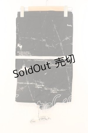 画像: h.ANARCHY / オリジナルプリント浴衣  ブラック O-25-12-25-043-HN-OP-IG-OS