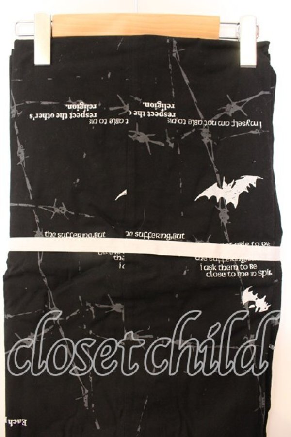 画像4: h.ANARCHY / オリジナルプリント浴衣  ブラック O-25-12-25-043-HN-OP-IG-OS (4)