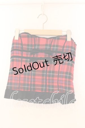 画像: Jane Marple / 別珍切り替えビスチェ M レッド O-25-12-25-045-JM-TO-IG-OS