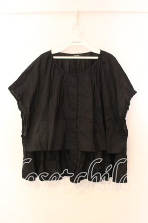 画像: PINK HOUSE / レイヤードノースリーブブラウス【お直しあり】  クロ O-25-12-25-050-LO-BL-IG-OS