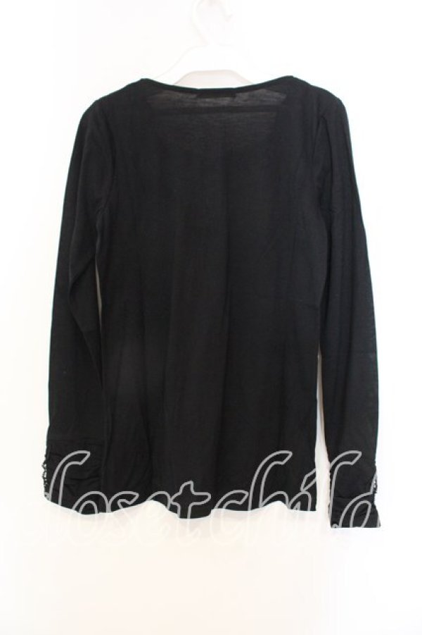 画像2: axes femme / パール使いインナープルオーバー M クロ O-25-12-25-008-AX-TO-IG-OS (2)