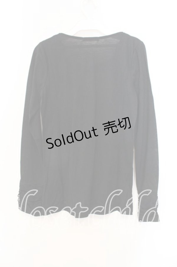 画像2: axes femme / パール使いインナープルオーバー M クロ O-25-12-25-008-AX-TO-IG-ZT230 (2)