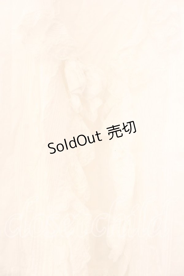 画像2: PINK HOUSE / タックフリルオーバーブラウス  シロ O-25-12-25-054-LO-BL-IG-ZT534 (2)