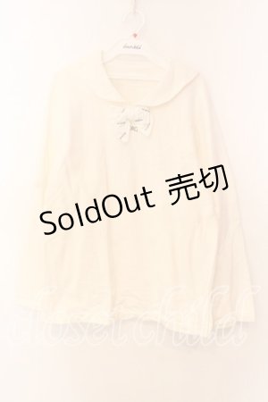 画像: INGEBORG / セーラースウェットトップス  オフシロ O-25-12-25-055-LO-TO-IG-ZT558