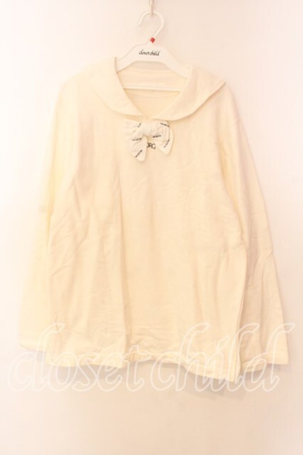 画像1: INGEBORG / セーラースウェットトップス  オフシロ O-25-12-25-055-LO-TO-IG-ZT558 (1)