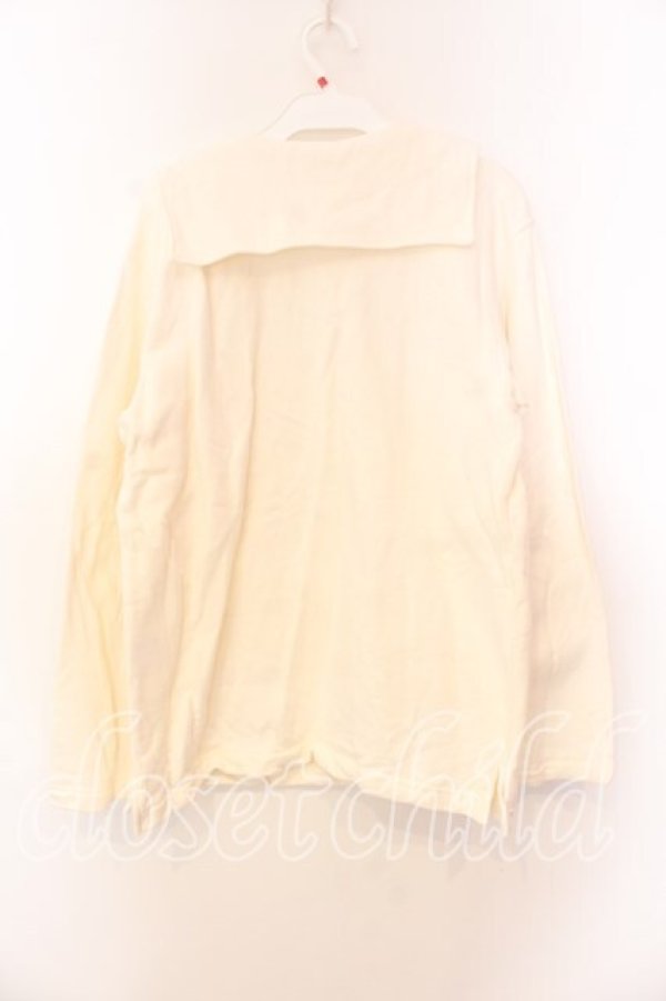 画像2: INGEBORG / セーラースウェットトップス  オフシロ O-25-12-25-055-LO-TO-IG-ZT558 (2)