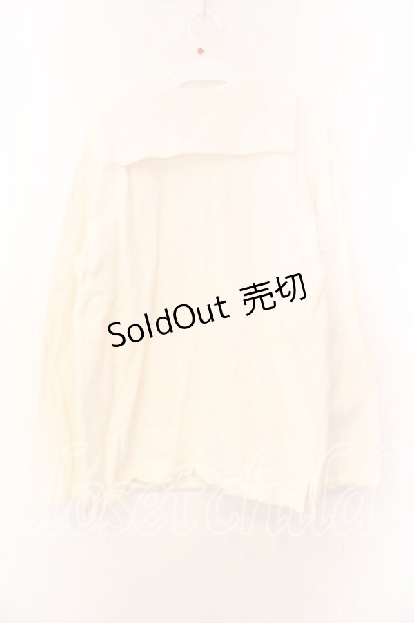 画像2: INGEBORG / セーラースウェットトップス  オフシロ O-25-12-25-055-LO-TO-IG-ZT558 (2)