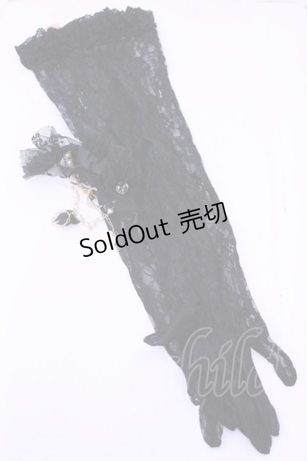 画像3: Angelic Pretty / レーシィロングレース手袋  クロ O-25-12-25-1038-AP-AC-IG-OS (3)