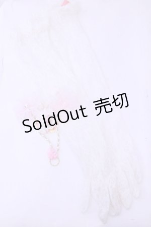 画像: Angelic Pretty / レーシィロングレース手袋  シロ O-25-12-25-1039-AP-AC-IG-OS