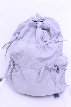画像: merry jenny / ギャザーリボンバックパック  ブルーグレー O-25-12-25-1041-LO-BG-OW-OS