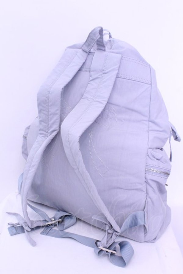 画像2: merry jenny / ギャザーリボンバックパック  ブルーグレー O-25-12-25-1041-LO-BG-OW-OS (2)