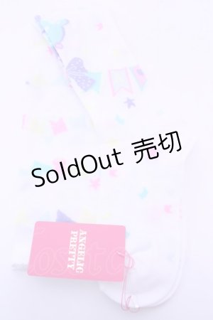 画像: Angelic Pretty / Happy Garlandオーバーニー  シロ O-25-12-25-1042-AP-ZA-OW-ZT422-F004