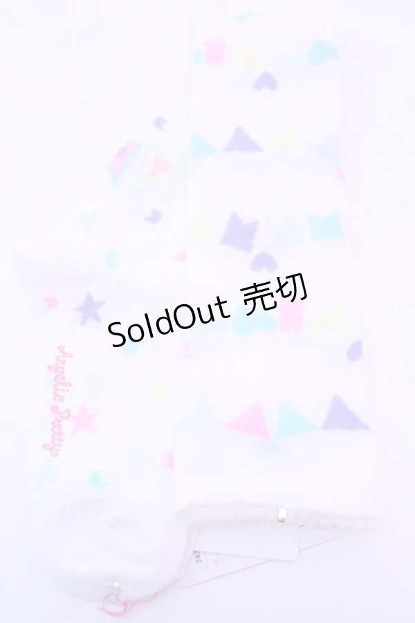 画像2: Angelic Pretty / Happy Garlandオーバーニー  シロ O-25-12-25-1042-AP-ZA-OW-ZT422-F004 (2)