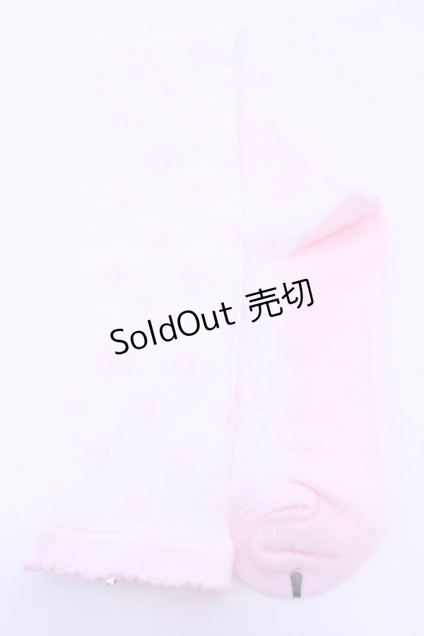 画像2: Angelic Pretty / Sheer Lovely Heartオーバーニー  ピンク O-25-12-25-1043-AP-ZA-OW-OS (2)