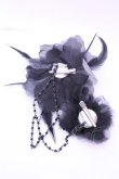 画像2: GOTHその他 / チェーン付きコサージュクリップ  ブラック O-25-12-25-1046-EL-AC-OW-OS (2)