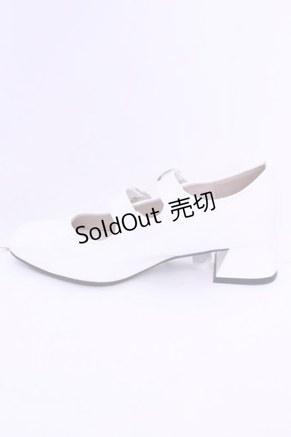 画像8: axes femme POETIQUE / ビジューバックルパンプス Ｌ シロ O-25-12-25-1061-AX-SH-IG-ZT088 (8)